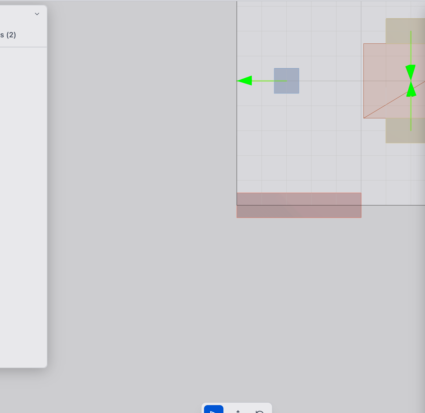New scene with default rectangular domain