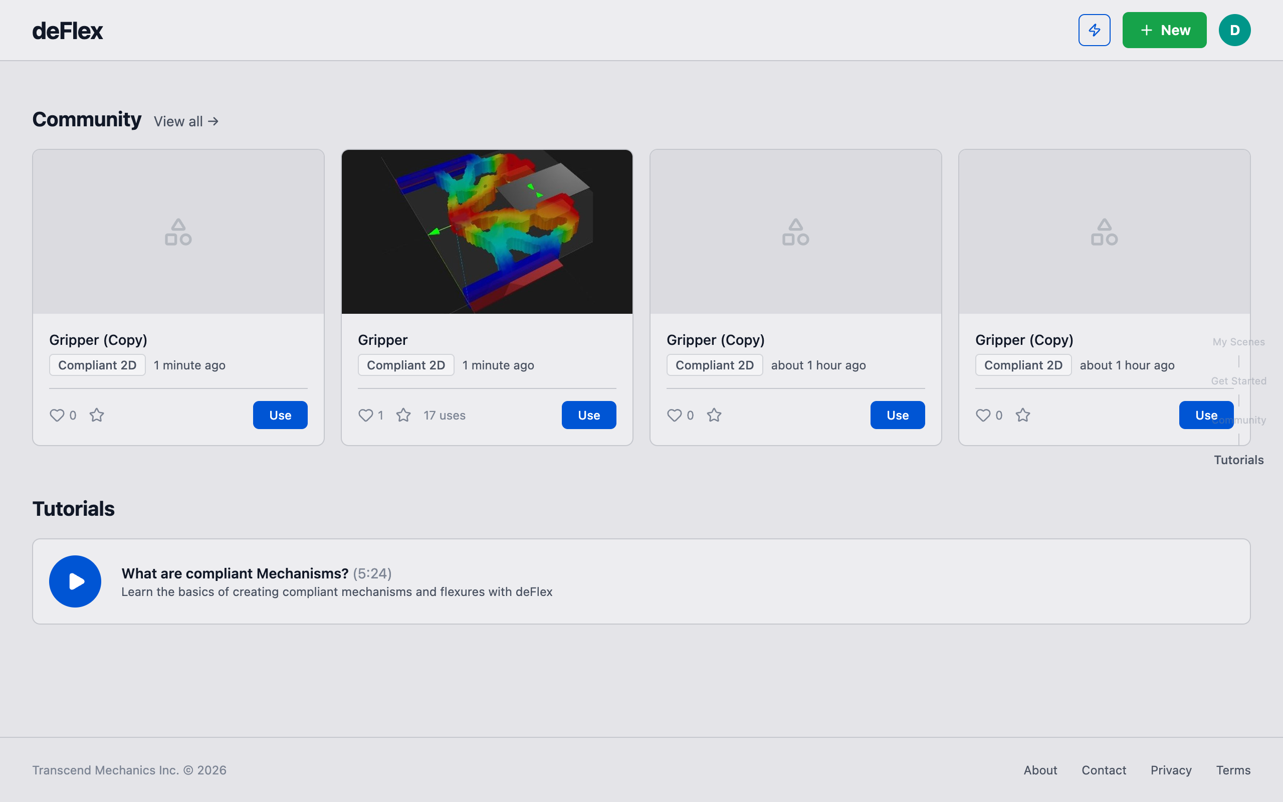 Community sharing option