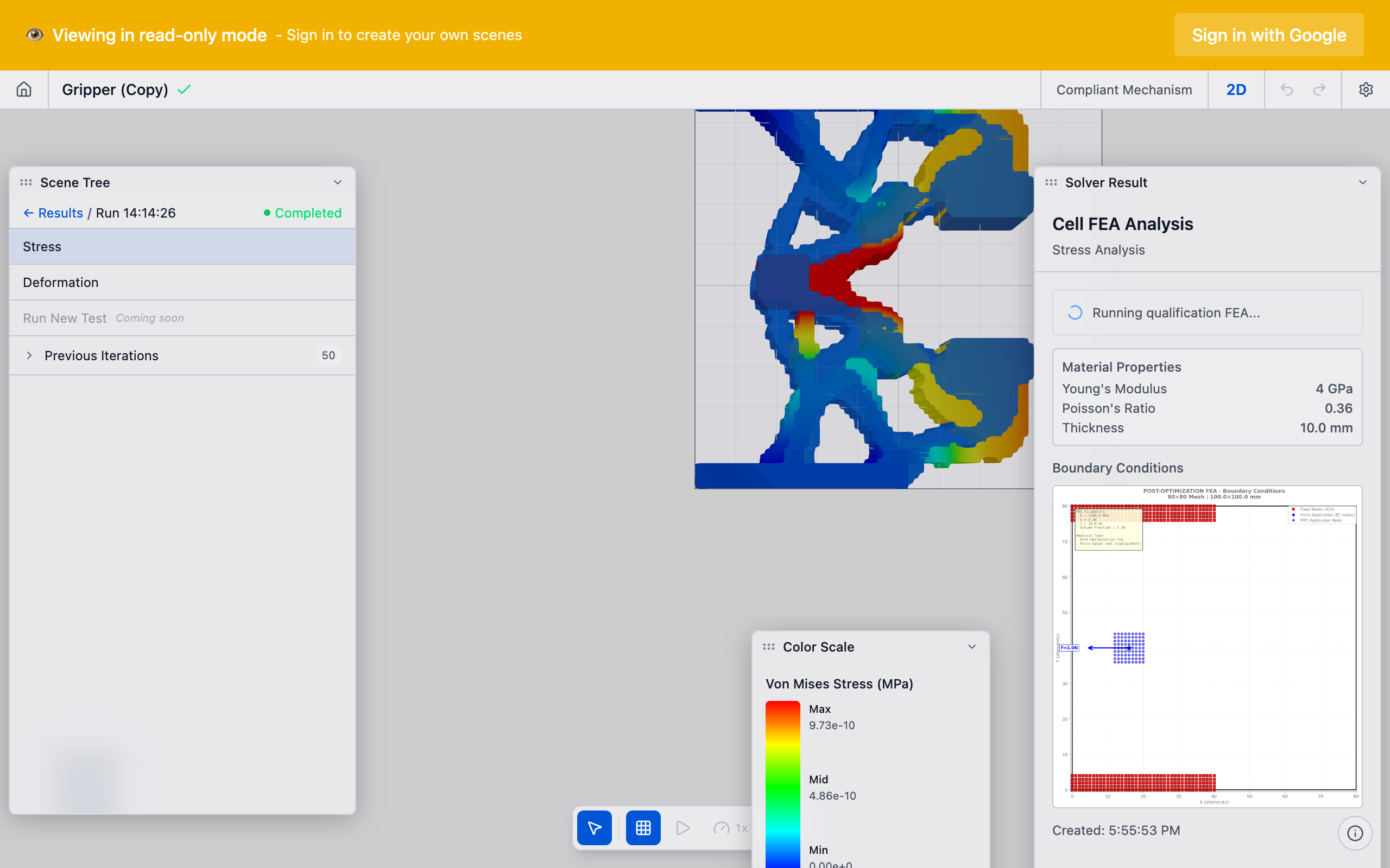 Thermal flexure workflow — thermal analysis to design optimization